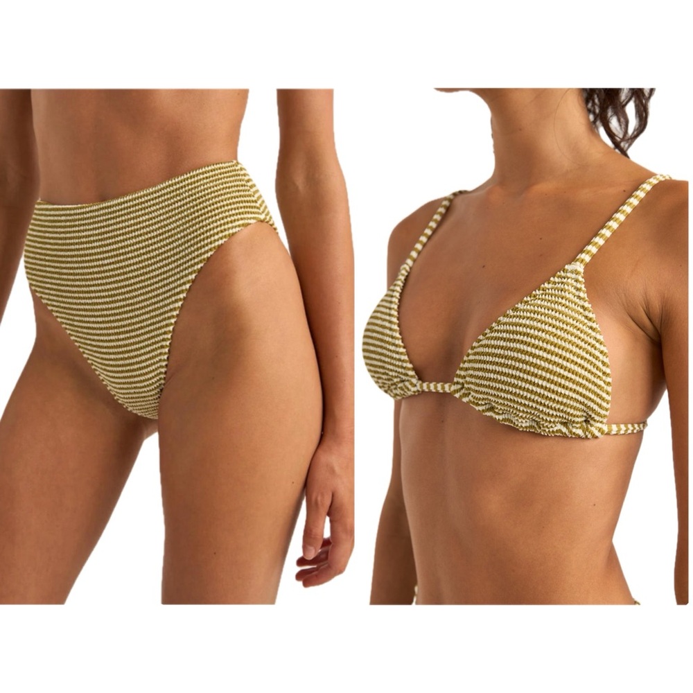 Rhythm High Waist Ribbed Bikini Bottom - Picture 9 of 9